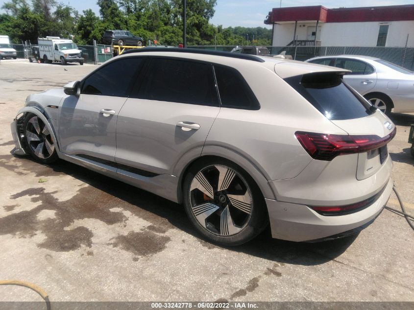 2022 AUDI E-TRON PREMIUM PLUS VIN: WA1LAAGE8NB012579