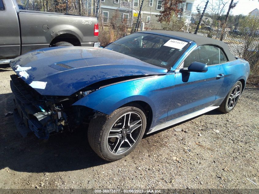 2022 FORD MUSTANG ECOBOOST VIN: 1FATP8UH2N5124438