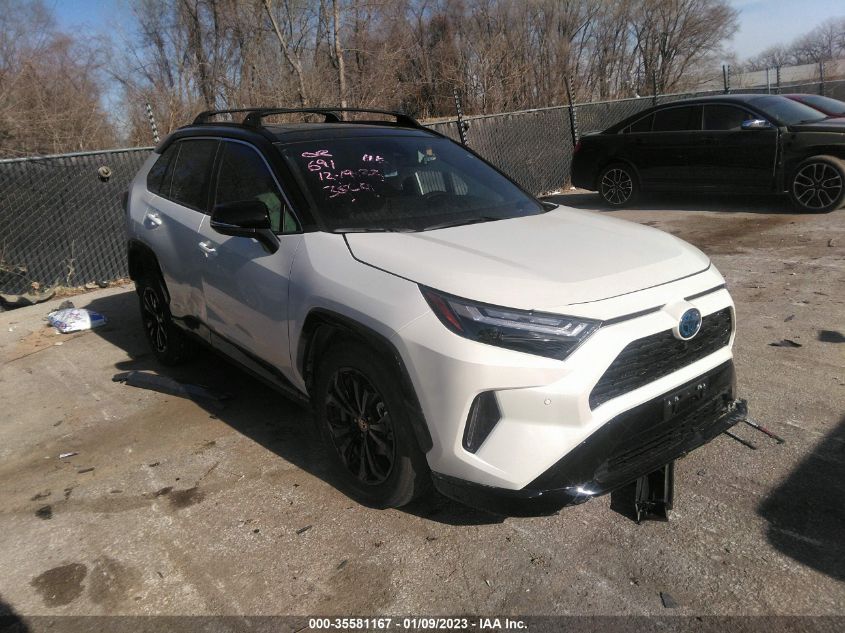 2022 TOYOTA RAV4 HYBRID XSE VIN: 4T3E6RFV8NU093560