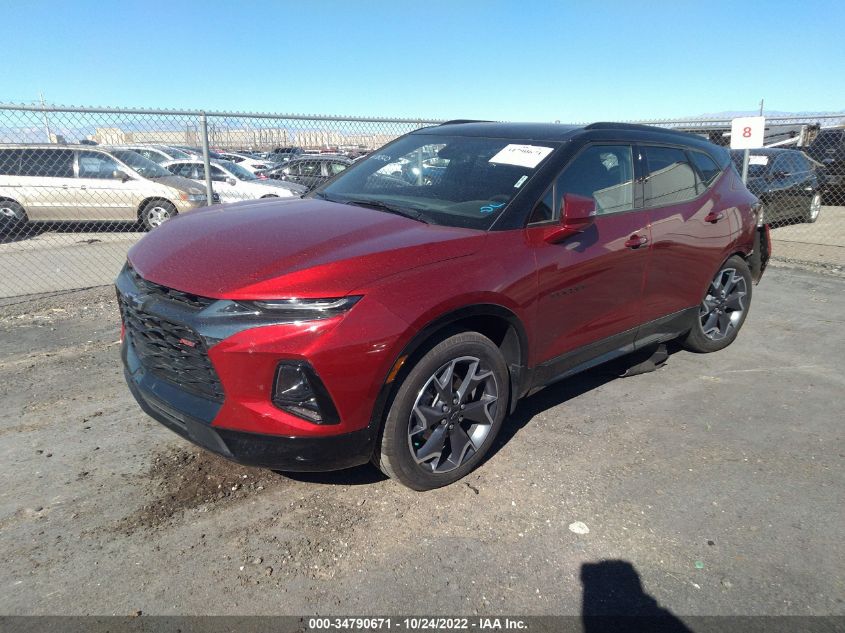 2022 CHEVROLET BLAZER RS VIN: 3GNKBERS9NS130144