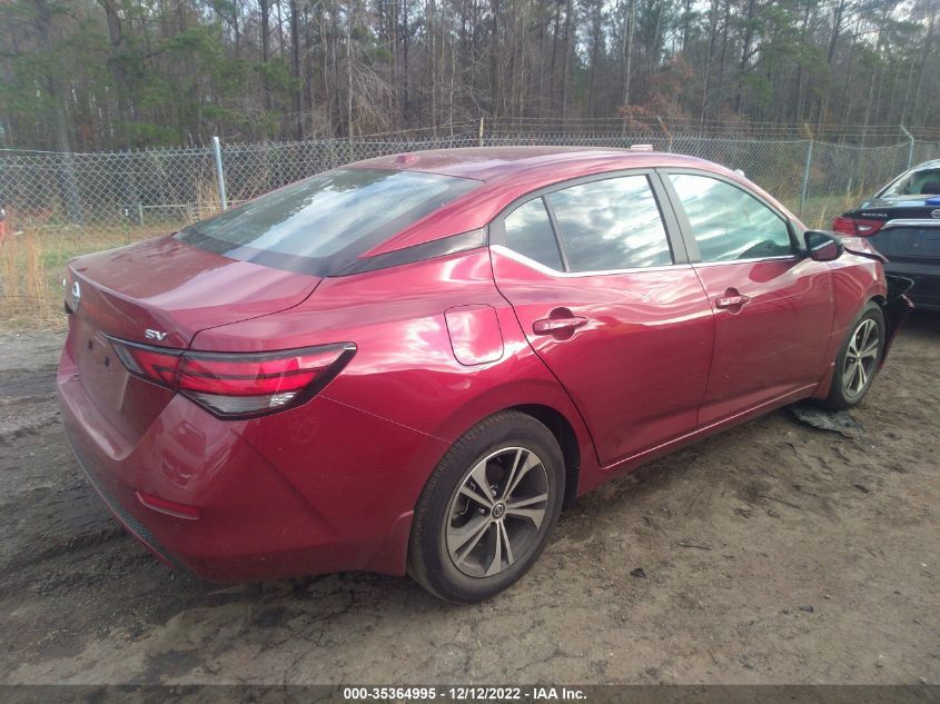2022 NISSAN SENTRA SV VIN: 3N1AB8CVXNY271054