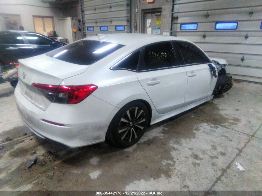 2022 HONDA CIVIC SEDAN EX VIN: JHMFE1F70NX000440