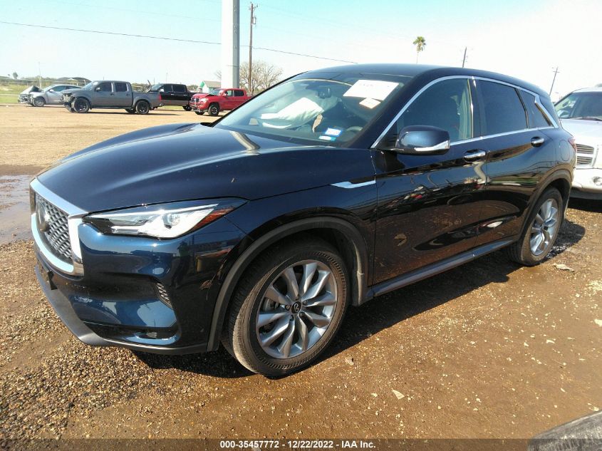 2022 INFINITI QX50 PURE VIN: 3PCAJ5AA5NF107561