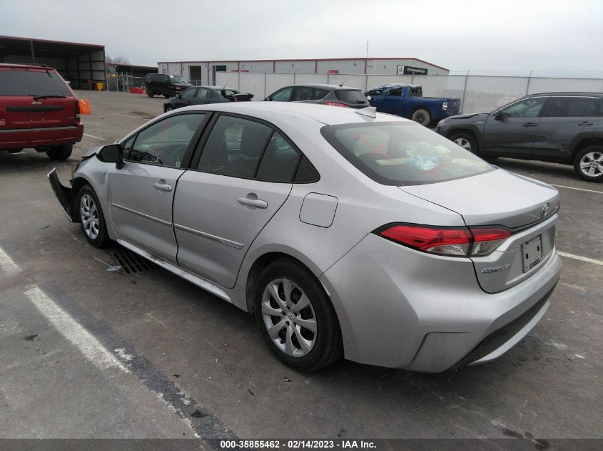 2022 TOYOTA COROLLA LE VIN: 5YFEPMAE1NP312571