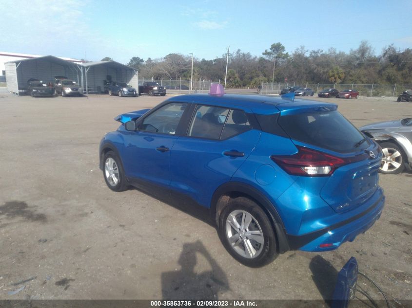 2022 NISSAN KICKS S VIN: 3N1CP5BV9NL527868