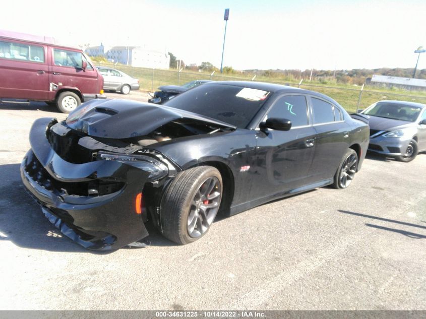 2021 DODGE CHARGER SCAT PACK VIN: 2C3CDXGJ8MH556555