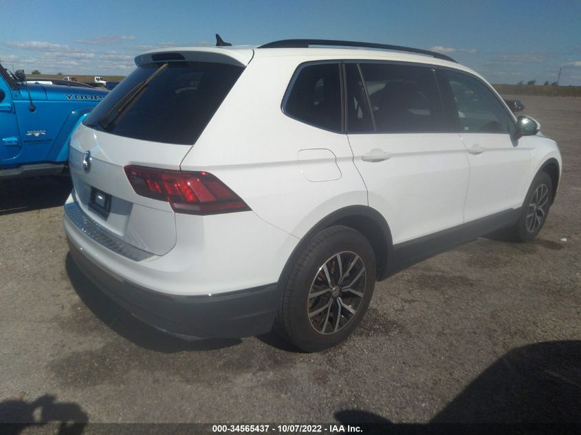 2021 VOLKSWAGEN TIGUAN SE/SE R-LINE BLACK/SEL VIN: 3VV3B7AXXMM032096