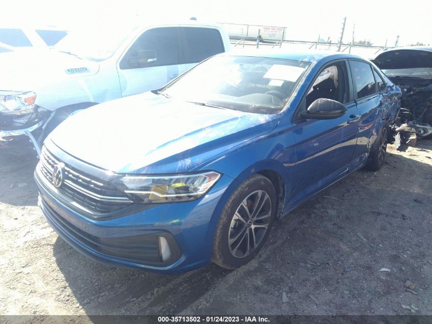 2022 VOLKSWAGEN JETTA SPORT VIN: 3VWBM7BU3NM034506