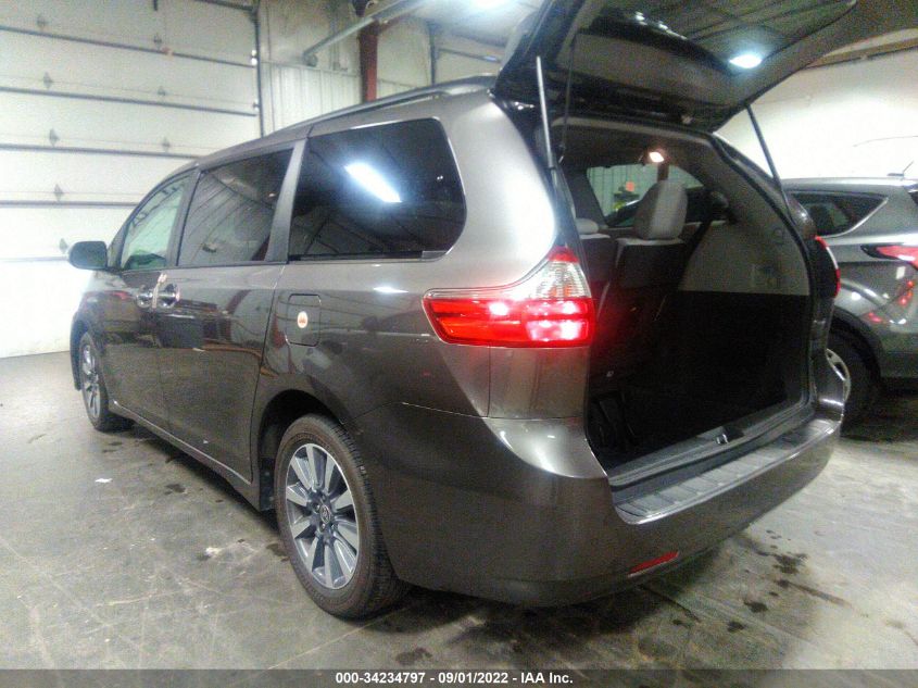 2020 TOYOTA SIENNA XLE VIN: 5TDDZ3DC3LS249844