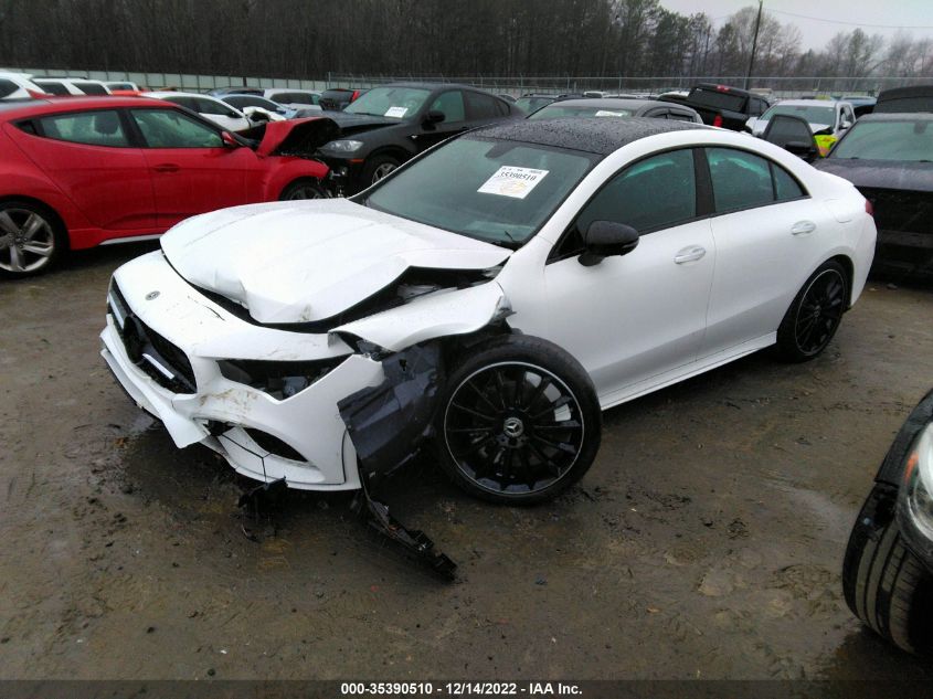 2022 MERCEDES-BENZ CLA CLA 250 VIN: W1K5J4GB6NN312423