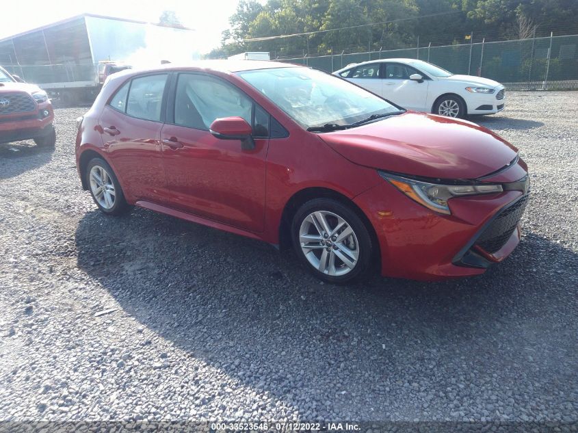 2021 TOYOTA COROLLA HATCHBACK SE/XSE/NIGHTSHADE VIN: JTND4MBEXM3122614