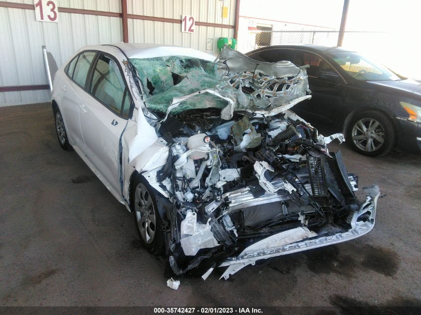 2022 TOYOTA COROLLA LE VIN: 5YFEPMAE9NP383873