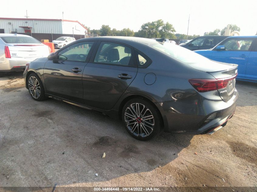 2022 KIA FORTE GT VIN: 3KPF44AC6NE449373