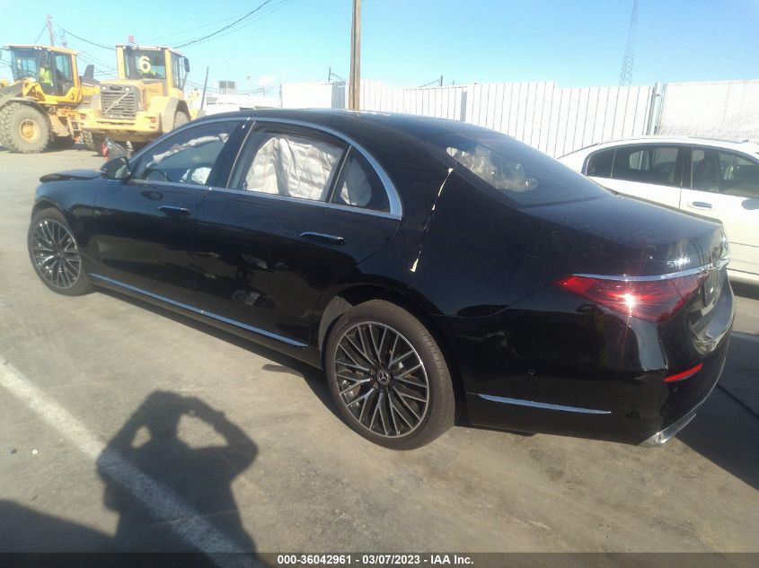 2022 MERCEDES-BENZ S-CLASS S 500 VIN: W1K6G6DB4NA132125