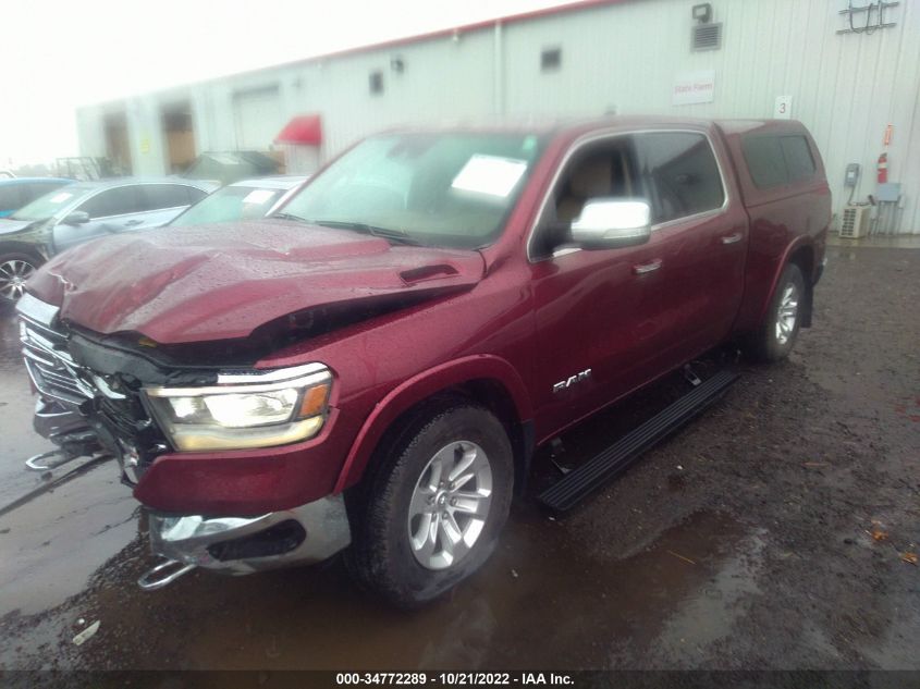 2021 RAM 1500 LARAMIE VIN: 1C6SRFRT0MN656858