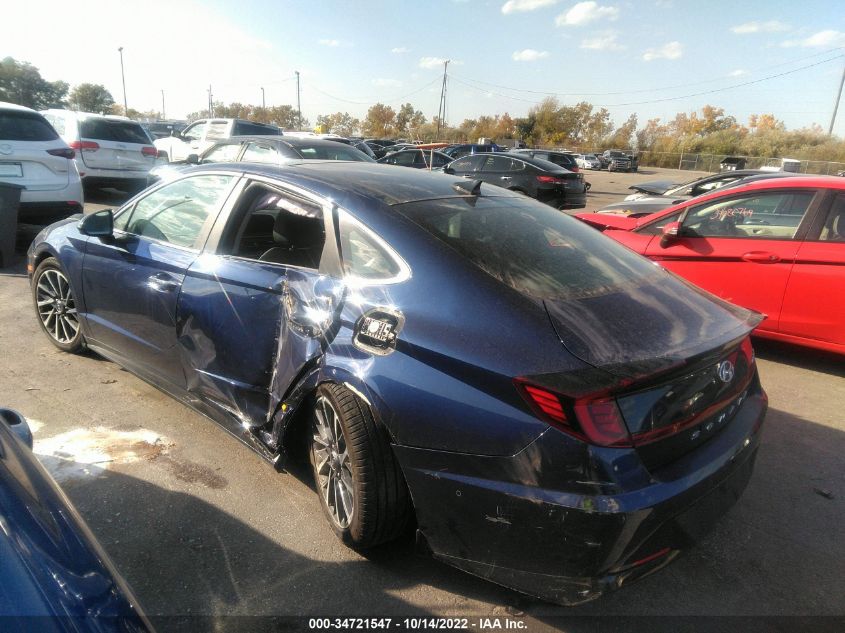 2022 HYUNDAI SONATA LIMITED VIN: 5NPEH4J29NH148552