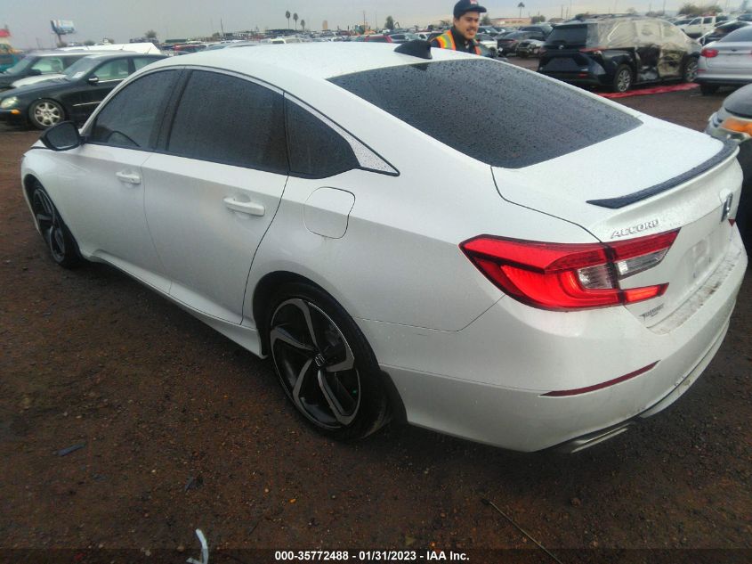 2022 HONDA ACCORD SEDAN SPORT VIN: 1HGCV1F30NA071157