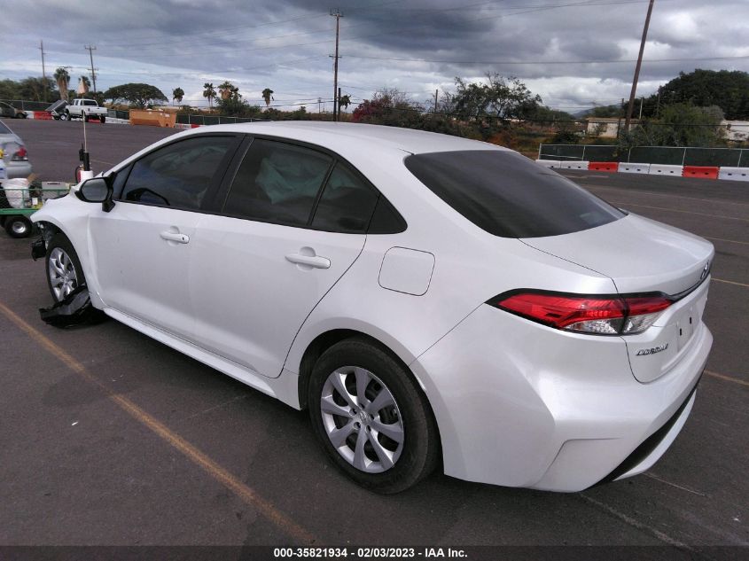 2022 TOYOTA COROLLA LE VIN: JTDEPMAE5N3010452