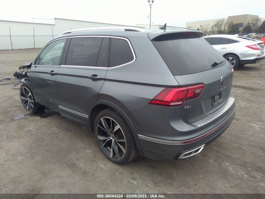2022 VOLKSWAGEN TIGUAN SEL R-LINE VIN: 3VV4B7AX0NM004278