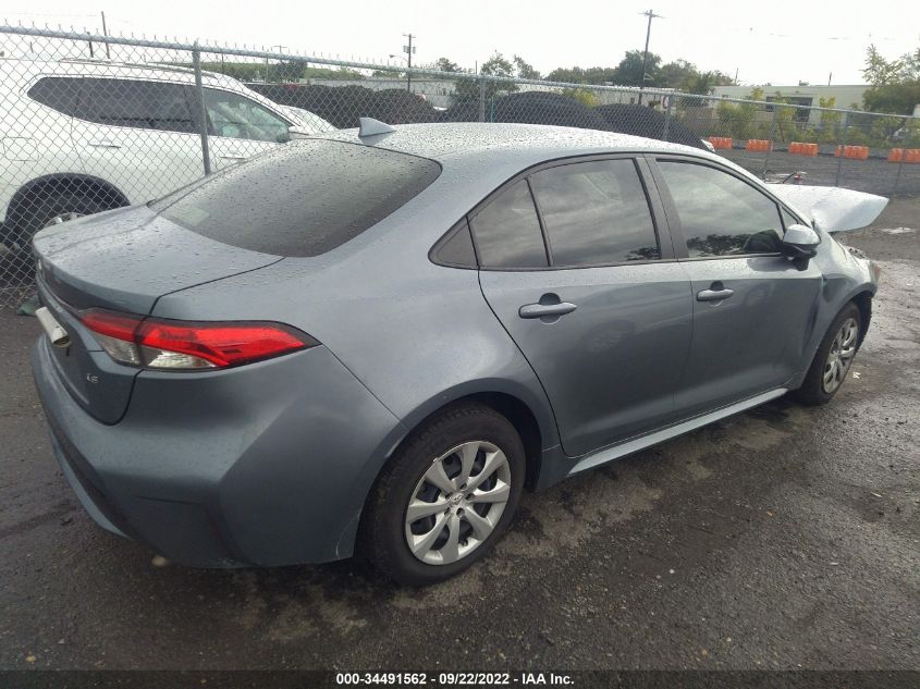 2021 TOYOTA COROLLA LE VIN: JTDEPMAE2MJ156477