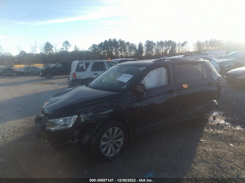 2020 VOLKSWAGEN TIGUAN S VIN: 3VV0B7AX9LM105590