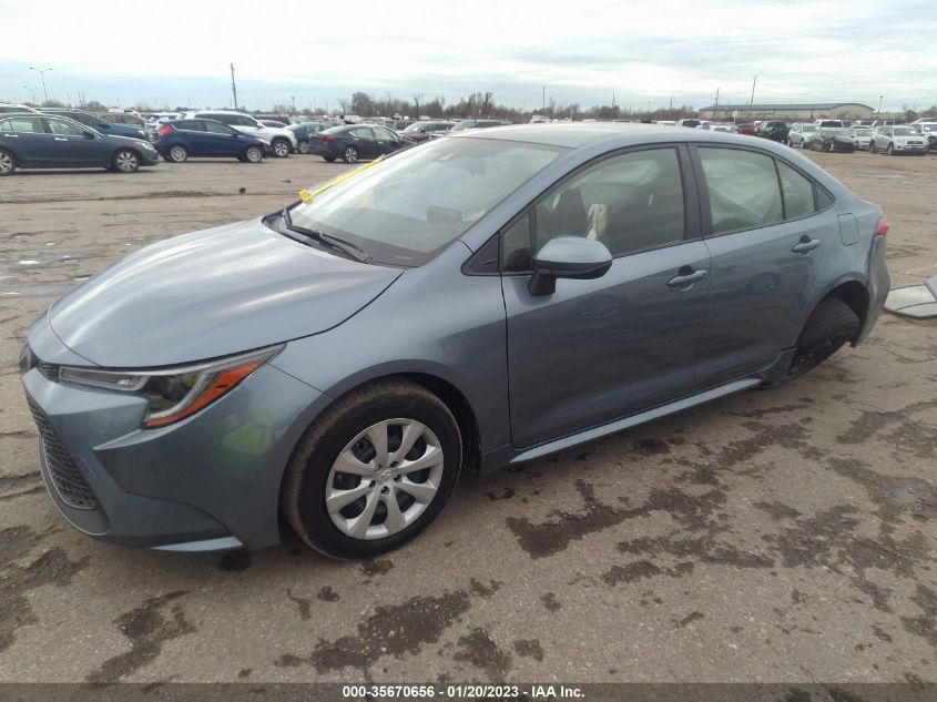 2022 TOYOTA COROLLA LE VIN: JTDEPMAE0N3027613