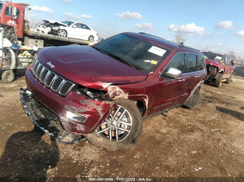 2022 JEEP GRAND CHEROKEE WK LIMITED VIN: 1C4RJFBG2NC166981