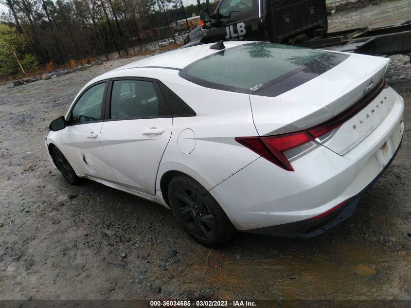 2022 HYUNDAI ELANTRA SEL VIN: 5NPLS4AG4NH053725