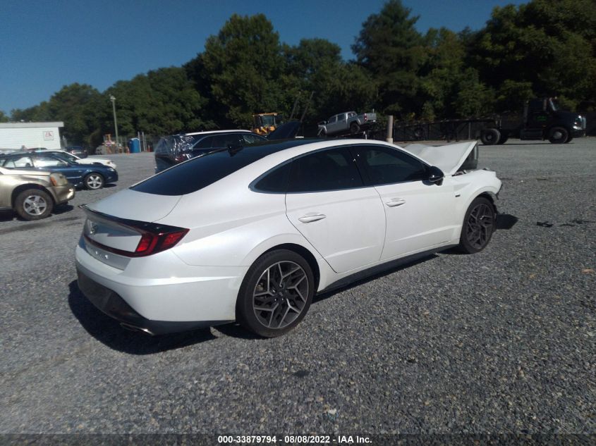 2021 HYUNDAI SONATA N LINE VIN: 5NPEK4JC8MH127782