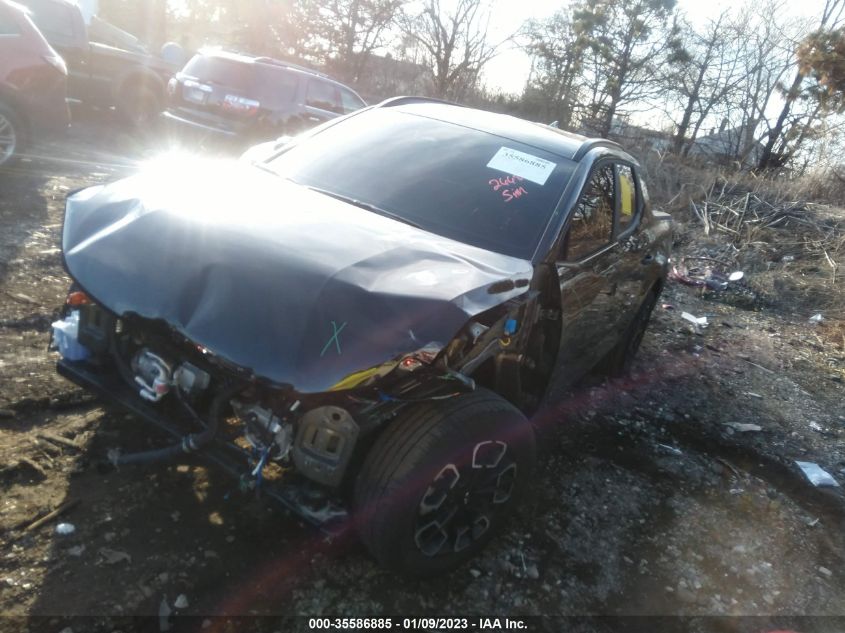 2022 HYUNDAI SANTA CRUZ SEL VIN: 5NTJCDAE2NH038516