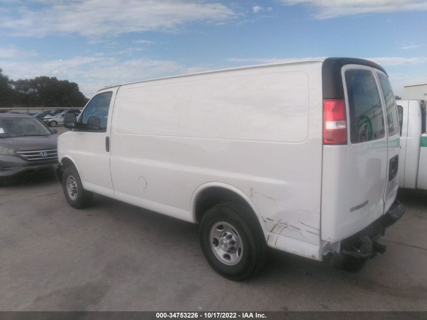 2022 CHEVROLET EXPRESS CARGO VAN VIN: 1GCWGAF71N1235167