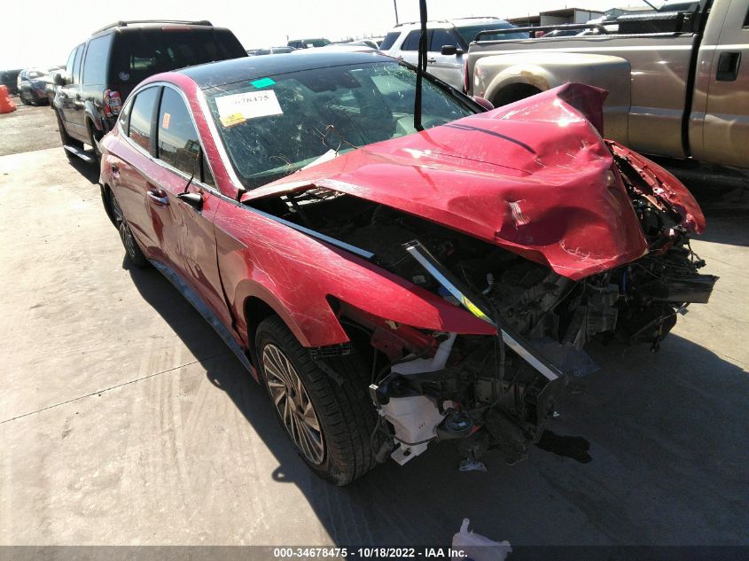 2021 HYUNDAI SONATA HYBRID LIMITED VIN: KMHL54JJ6MA027146