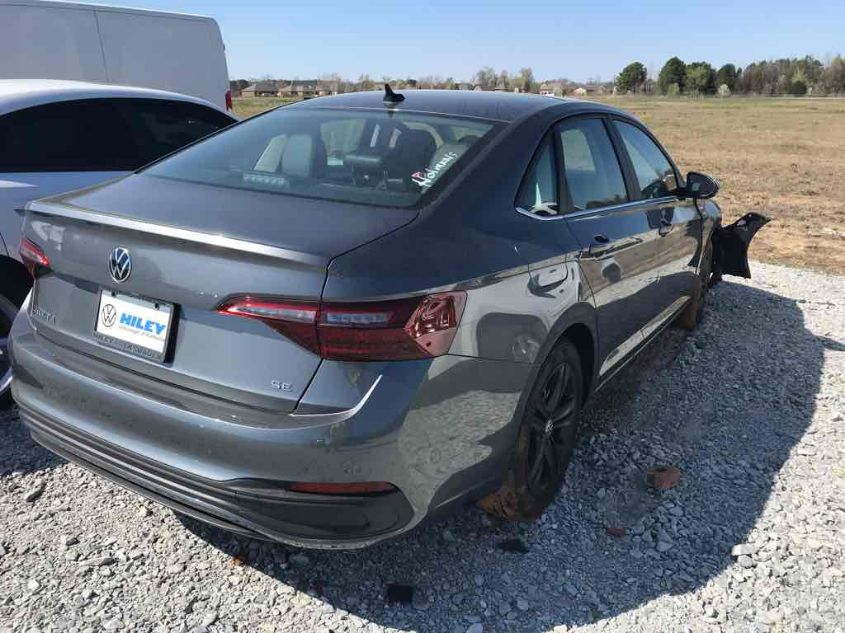 2022 VOLKSWAGEN JETTA SE VIN: 3VW7M7BU7NM032800