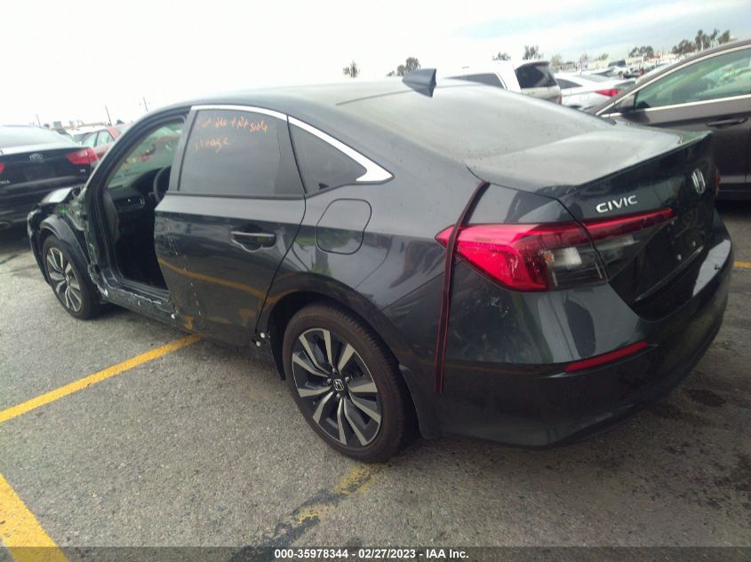 2022 HONDA CIVIC SEDAN EX VIN: 2HGFE1F79NH325319