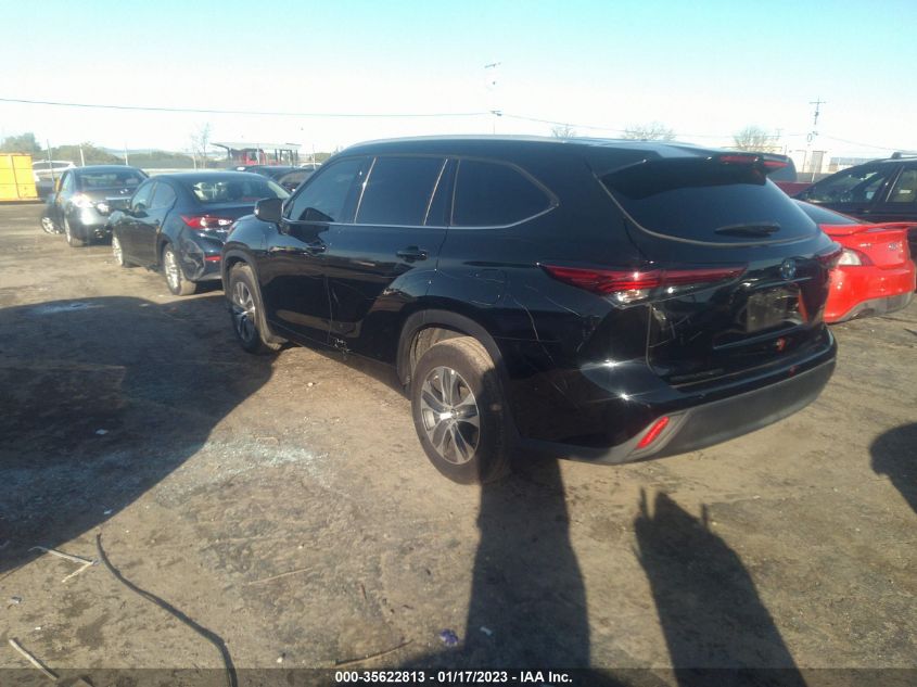 2022 TOYOTA HIGHLANDER HYBRID VIN: 5TDHARAH6NS512889