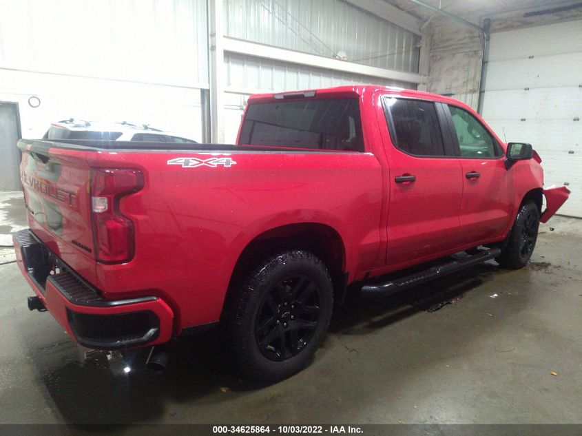 2021 CHEVROLET SILVERADO 1500 CUSTOM VIN: 1GCPYBEK0MZ443103