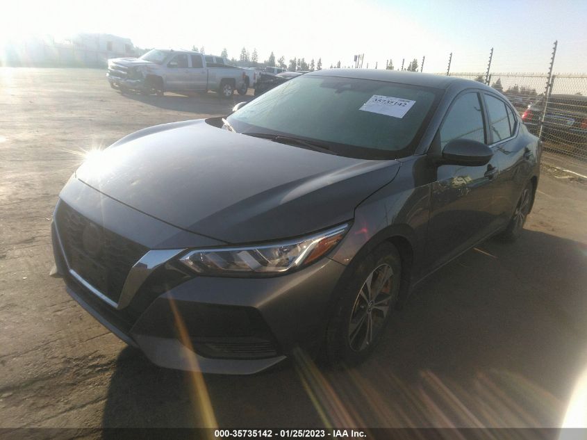 2022 NISSAN SENTRA SV VIN: 3N1AB8CV0NY236927