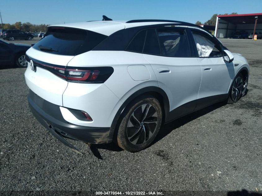 2021 VOLKSWAGEN ID.4 PRO VIN: WVGRMPE28MP056601
