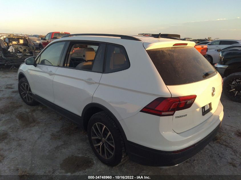 2021 VOLKSWAGEN TIGUAN S VIN: 3VV1B7AX9MM097366