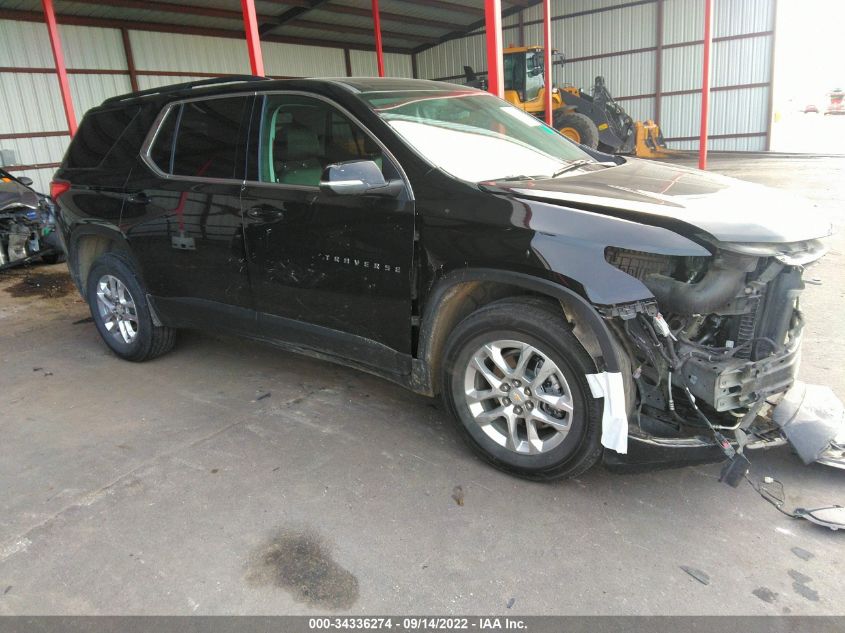 2021 CHEVROLET TRAVERSE LT LEATHER VIN: 1GNEVHKW0MJ127572