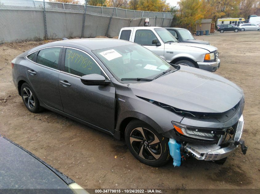 2022 HONDA INSIGHT EX VIN: 19XZE4F56NE014308