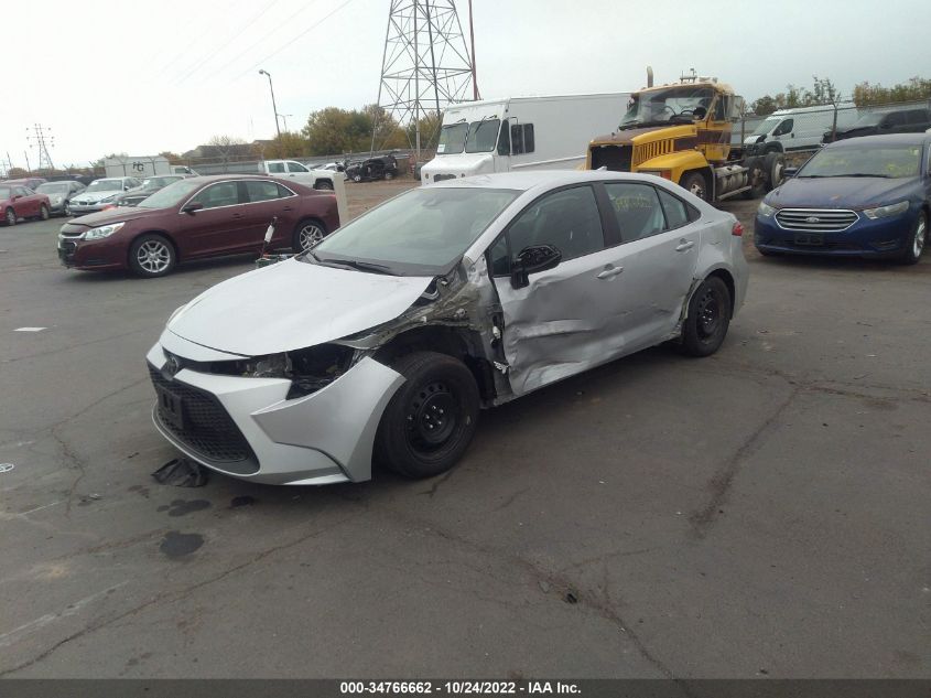 2022 TOYOTA COROLLA LE VIN: 5YFEPMAE2NP299166