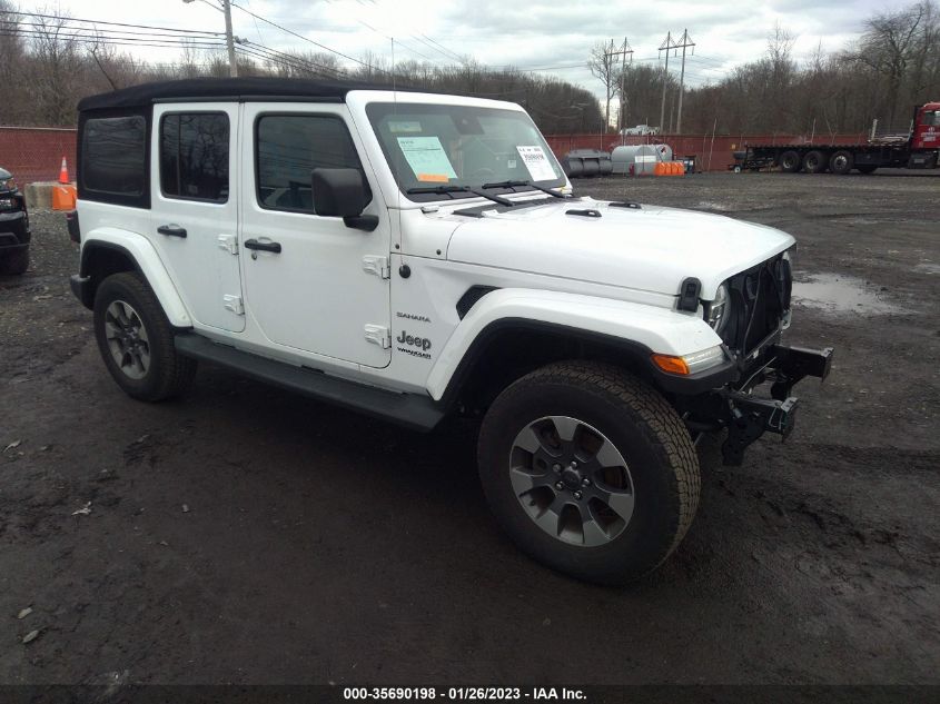2021 JEEP WRANGLER UNLIMITED SAHARA VIN: 1C4HJXEG3MW807534