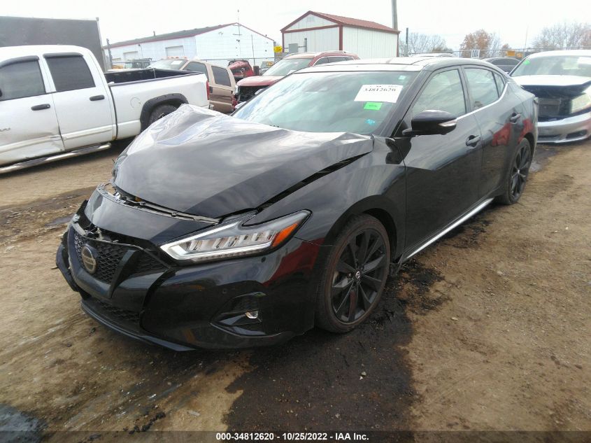 2021 NISSAN MAXIMA SR VIN: 1N4AA6EV1MC510974