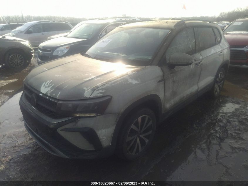 2022 VOLKSWAGEN TAOS SE VIN: 3VVPX7B2XNM053344