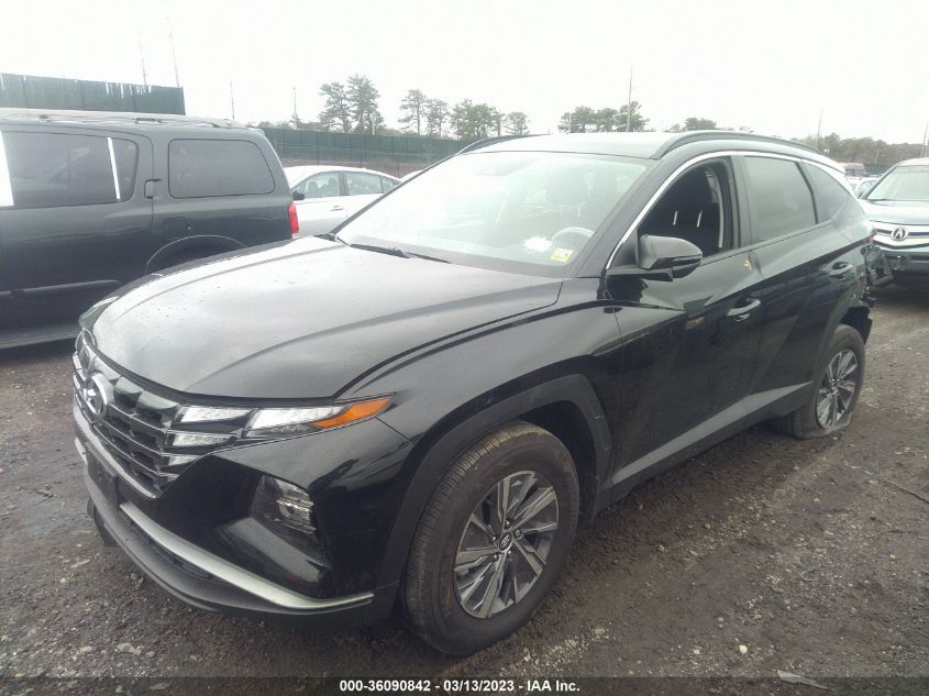 2022 HYUNDAI TUCSON HYBRID BLUE VIN: KM8JBCA13NU066576