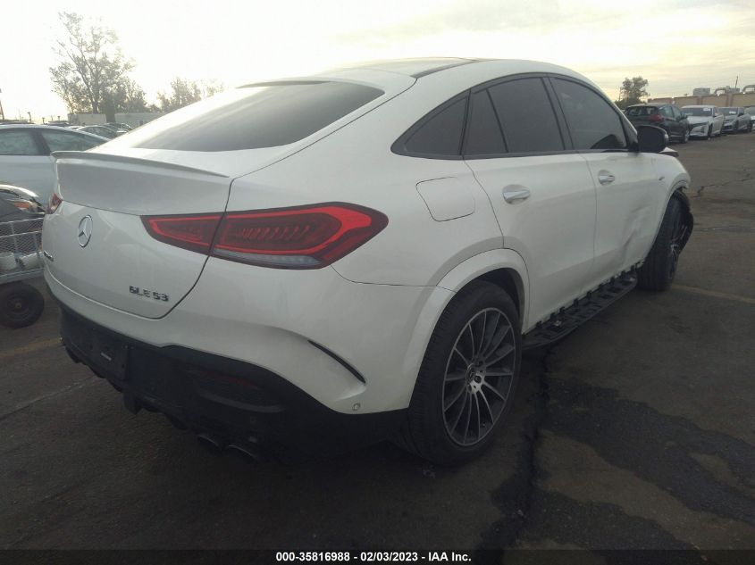 2022 MERCEDES-BENZ GLE AMG GLE 53 VIN: 4JGFD6BB7NA760634