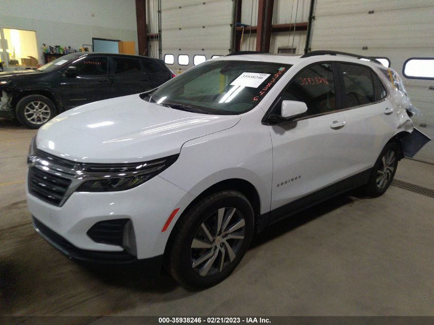 2022 CHEVROLET EQUINOX LT VIN: 3GNAXUEV1NL242969