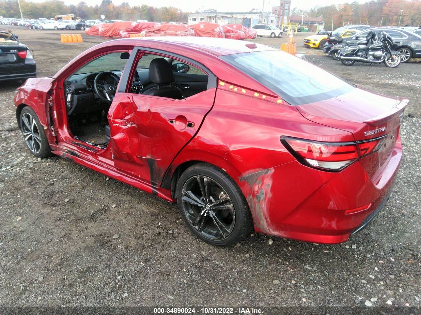 2021 NISSAN SENTRA SR VIN: 3N1AB8DV0MY302454