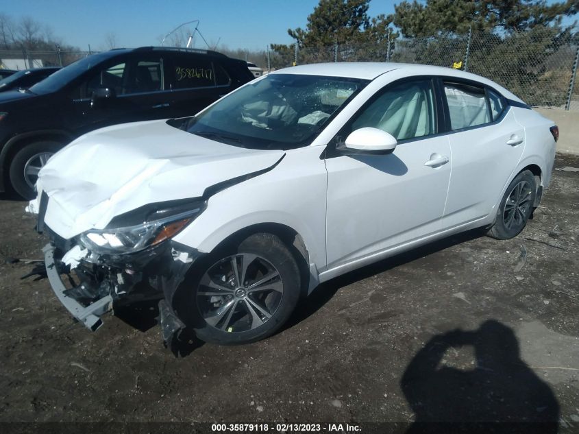 2022 NISSAN SENTRA SV VIN: 3N1AB8CV2NY315080
